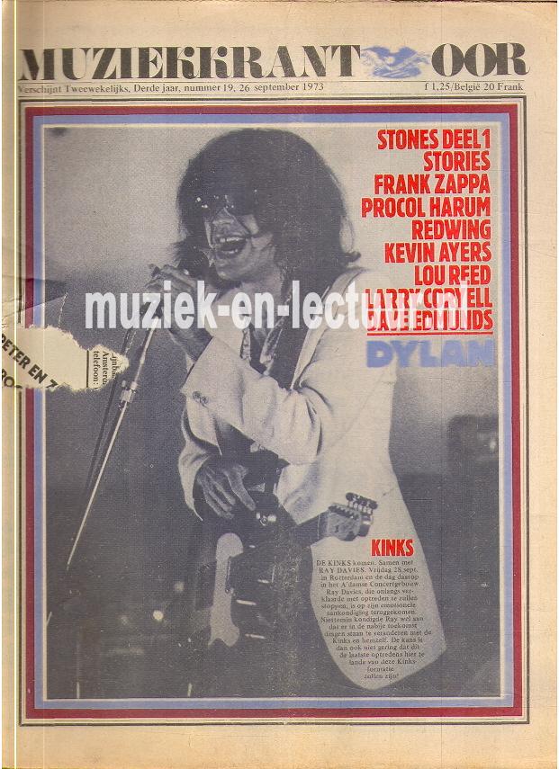 Muziekkrant Oor 1973 nr. 19